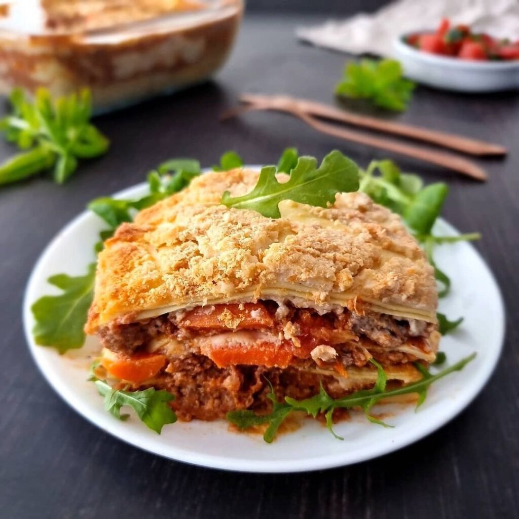 Lasagnes à la bolognaise et béchamel sans lactose
