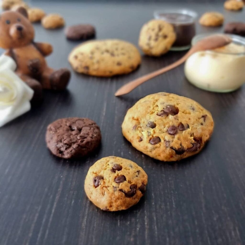 Cookies aux pépites de chocolat allégés en sucres