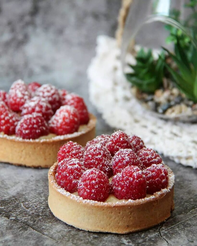 Tartelettes à la framboise