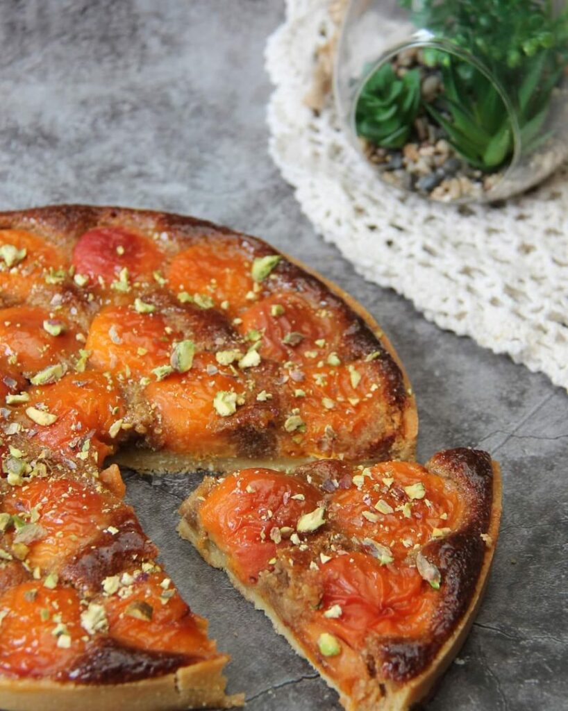 Tarte abricot et pistache