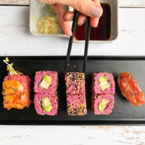 Vegan sushis