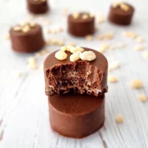 Chocolats au caramel et riz soufflé