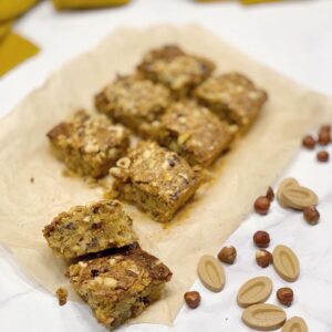 Blondie gourmand aux noisettes