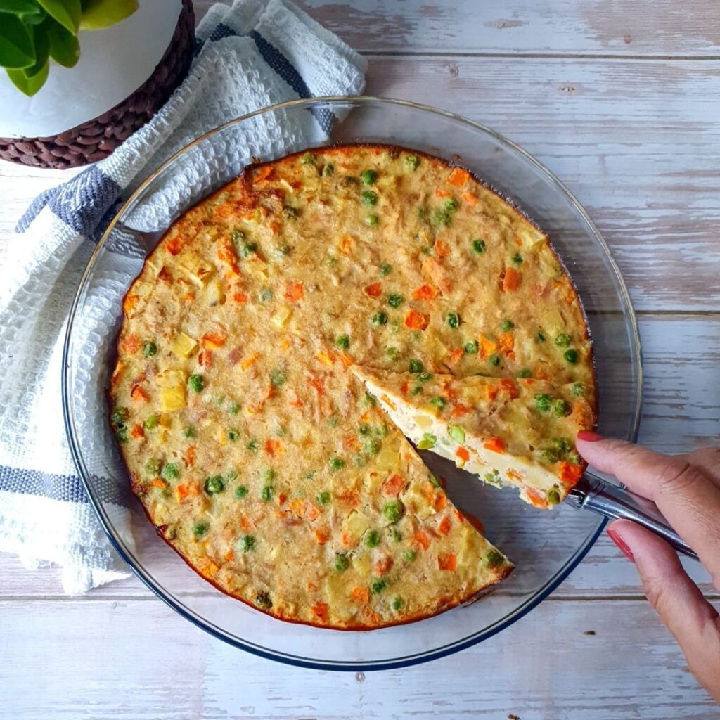 Gâteau de légumes au thon