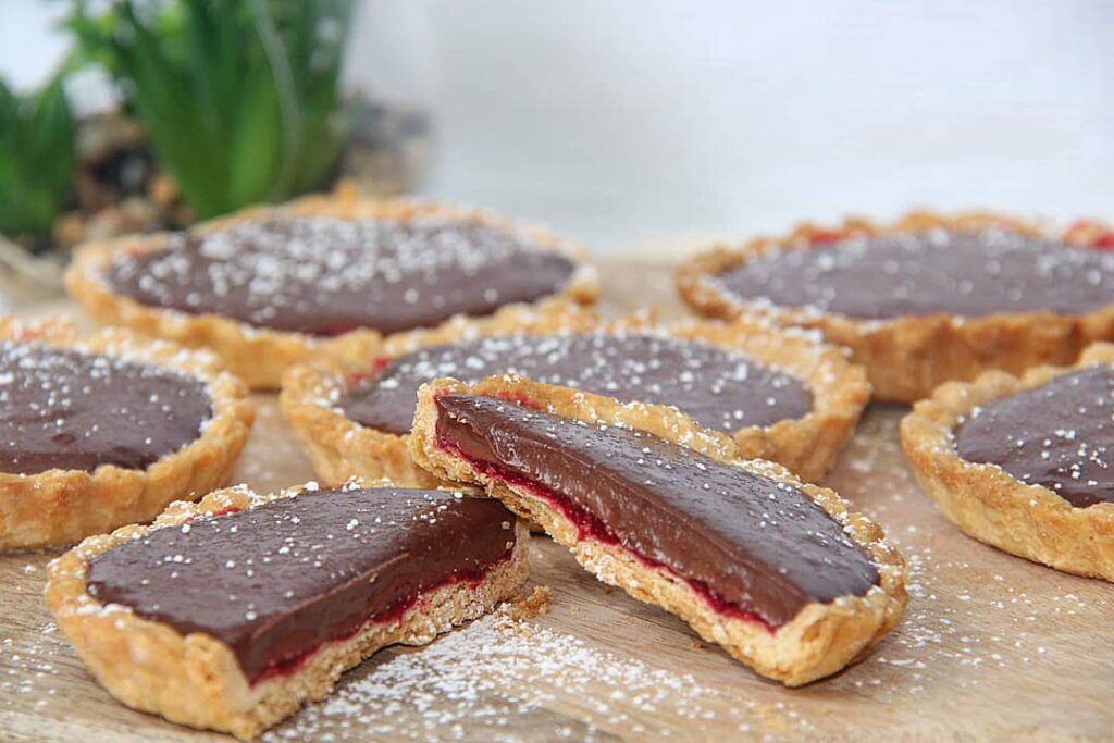 Tartelette choco-framboise