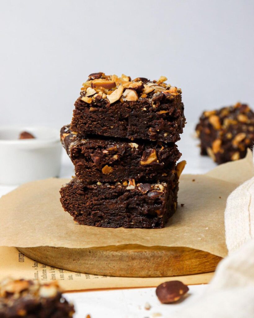 Brownie healthy choco noisette