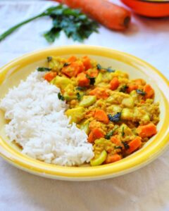 Curry de légumes façon dhal