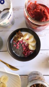 Bol banane/framboise