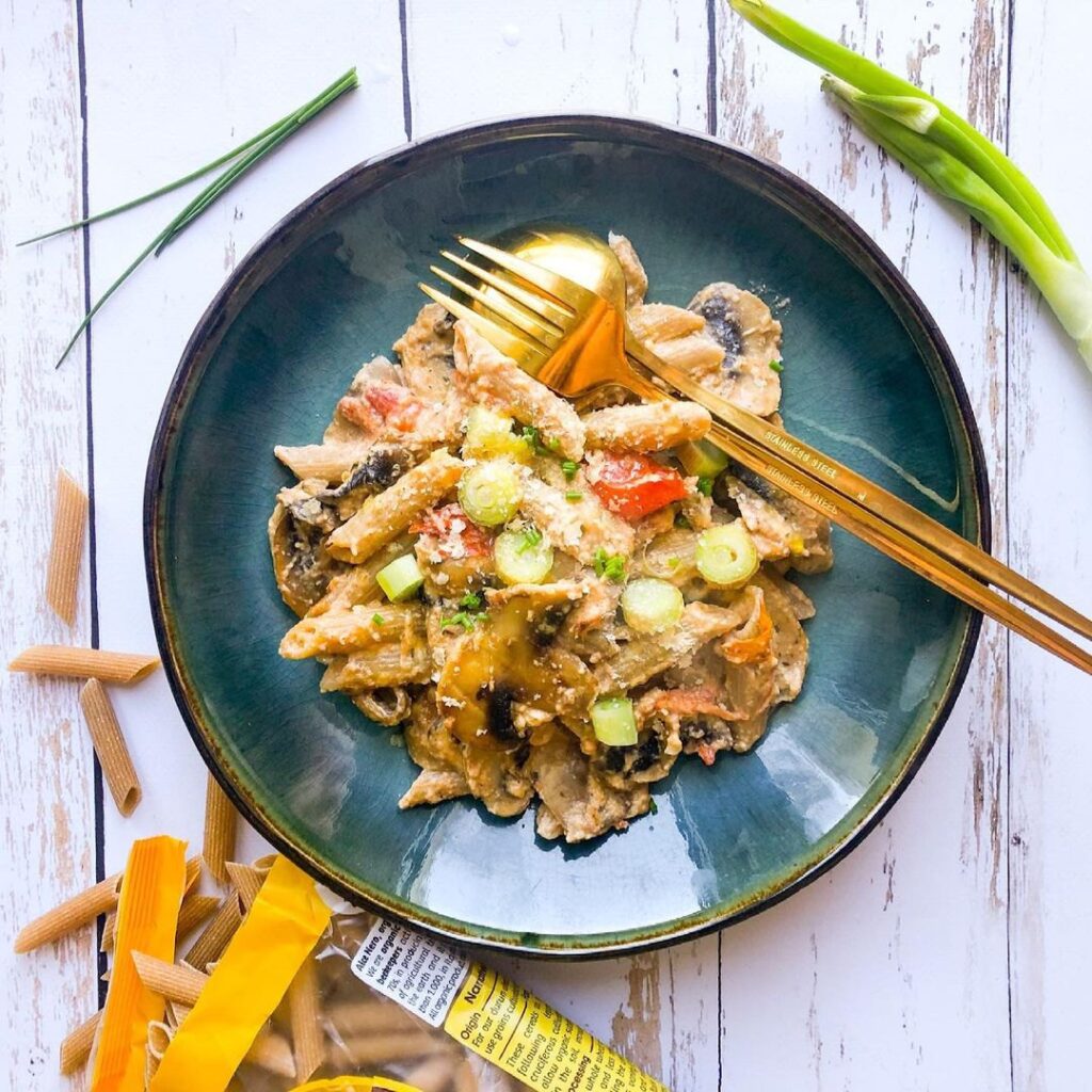 Pâtes sauce alfredo