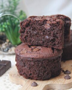 Muffins au chocolat et betterave