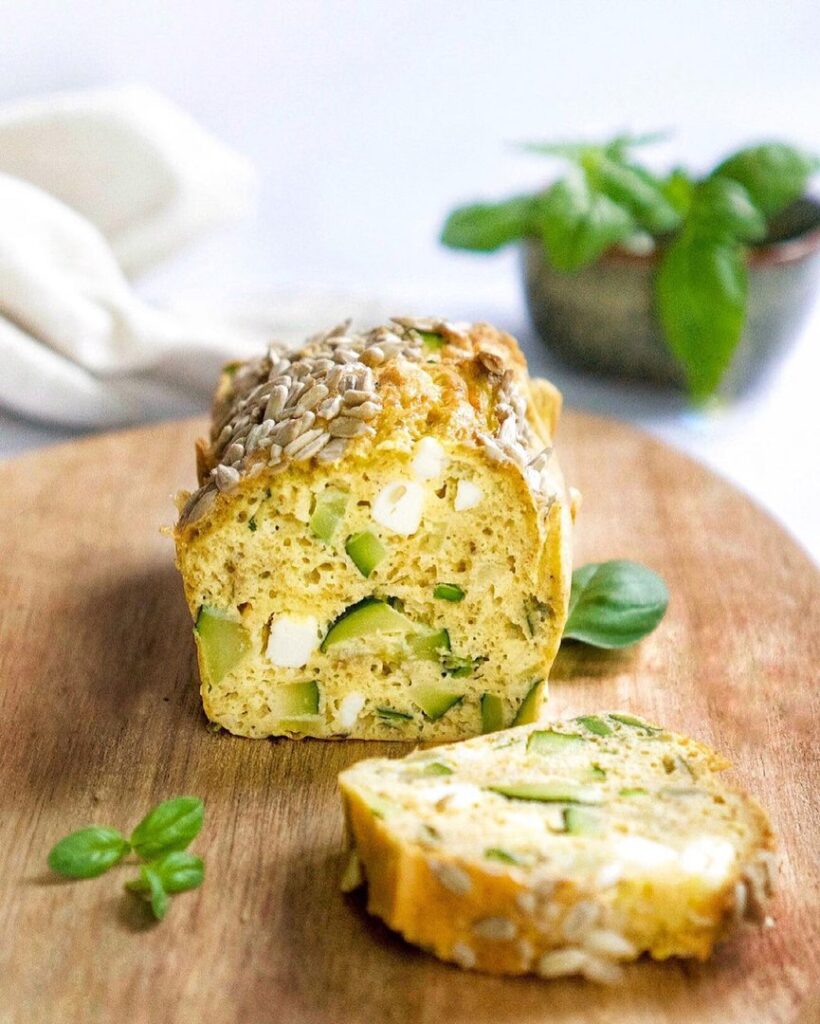 Cake courgette fêta