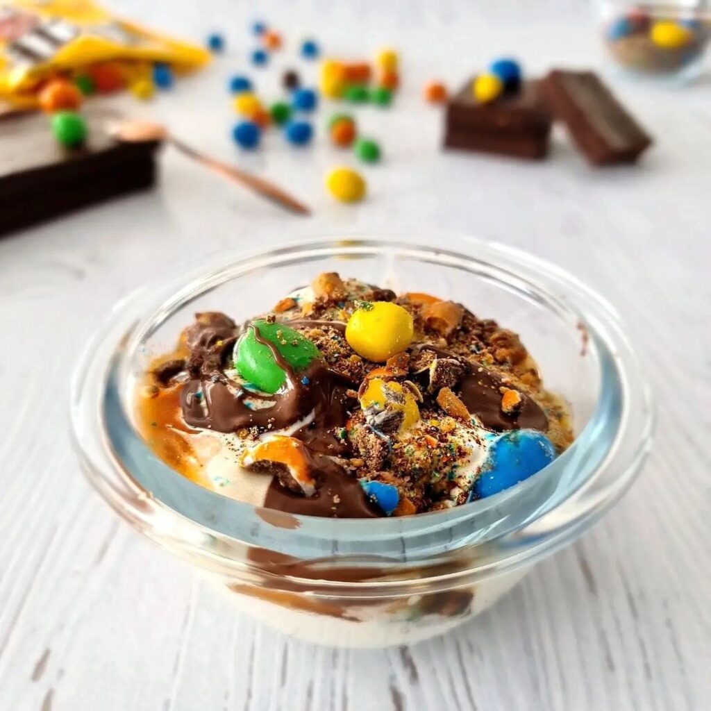 Mac flurry m&m&rsquo;s au caramel et chocolat
