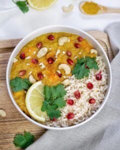 Dahl lentilles corail & patate douce