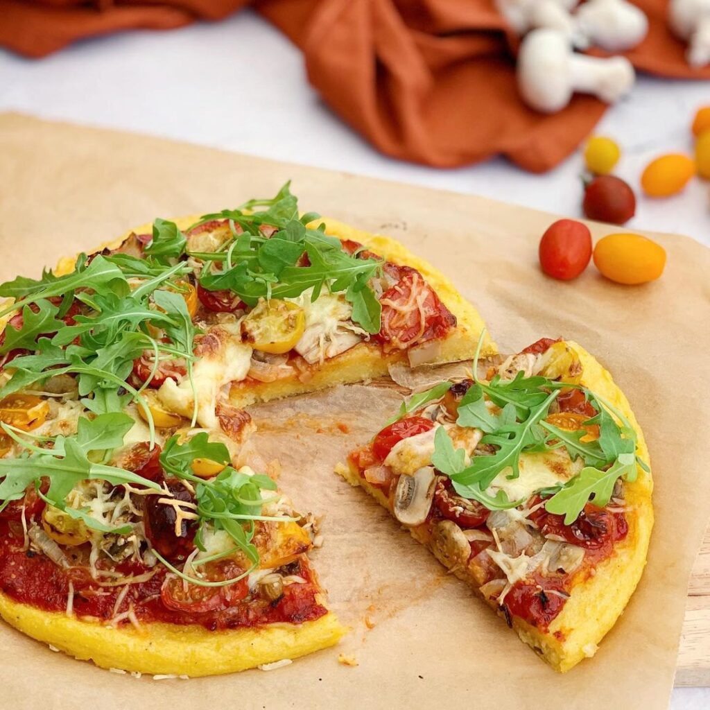 Pâte à pizza à la polenta