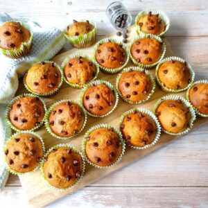 Muffins bananes et beurre de cacahuète