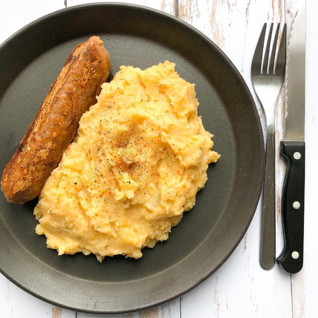 Purée saucisse