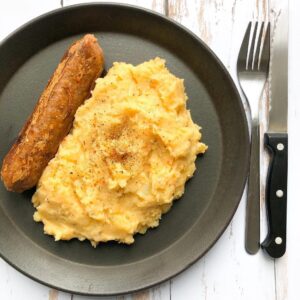 Purée saucisse
