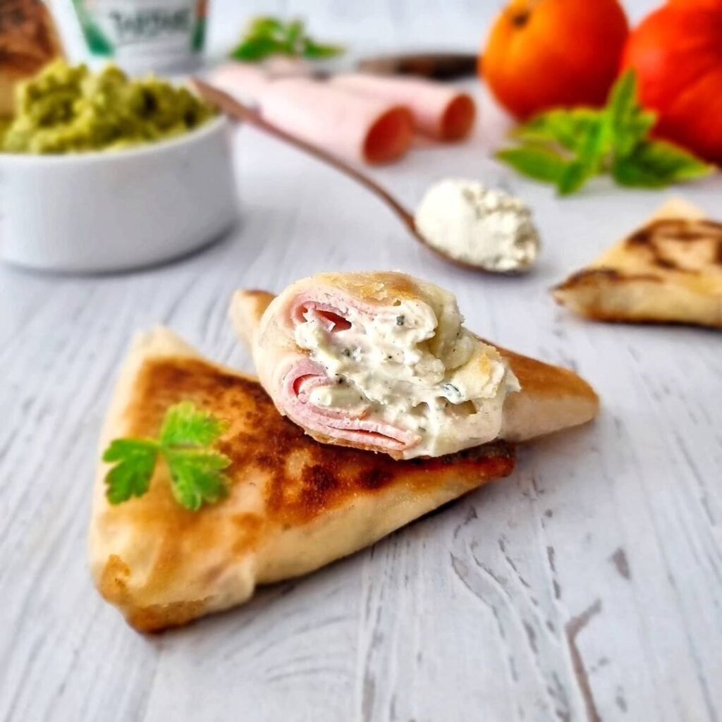 Samoussa au jambon et tartare