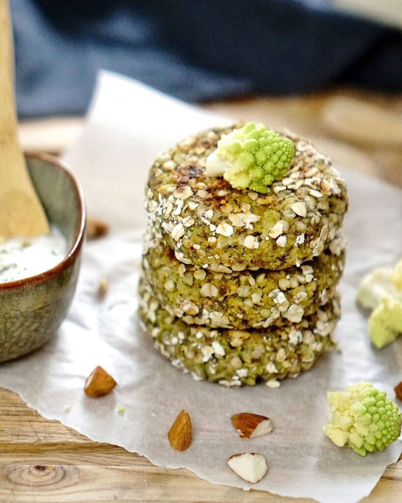 Galettes de brocoli et sarrasin