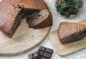 Cake zébré au chocolat