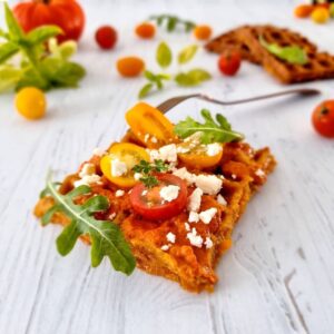 Gaufres à la tomate et fêta