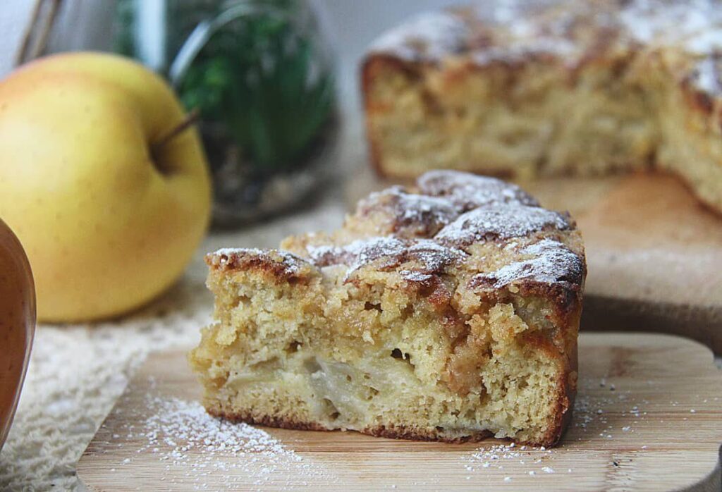 Gâteau crumble pommes