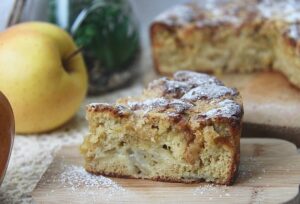 Gâteau crumble pommes