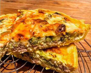 Tarte thon brocolis raclette