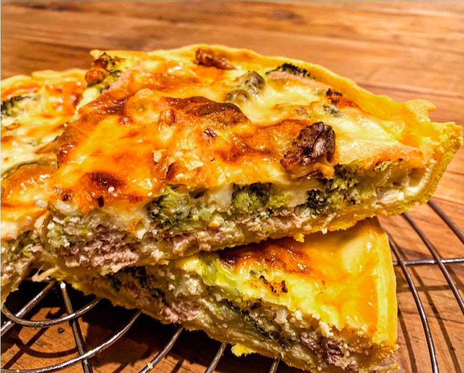 Tarte thon brocolis raclette