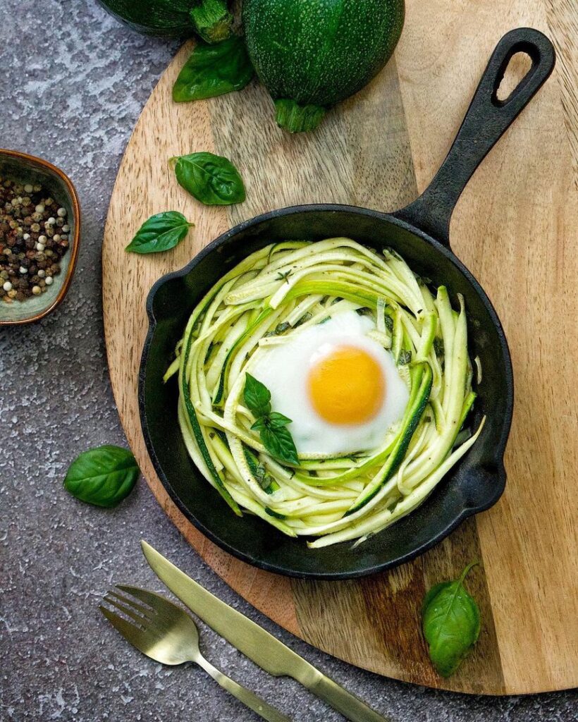 Nid de courgette