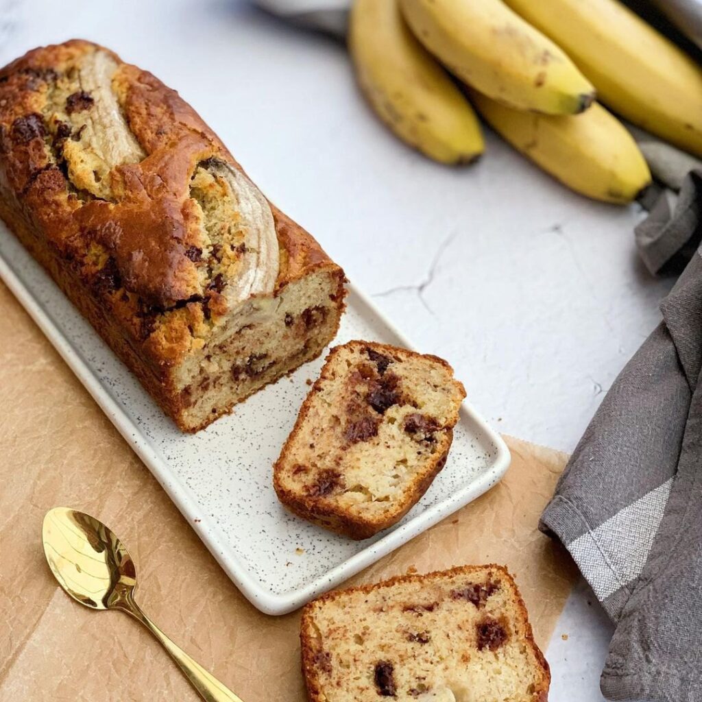 Banana bread aux pépites de chocolat