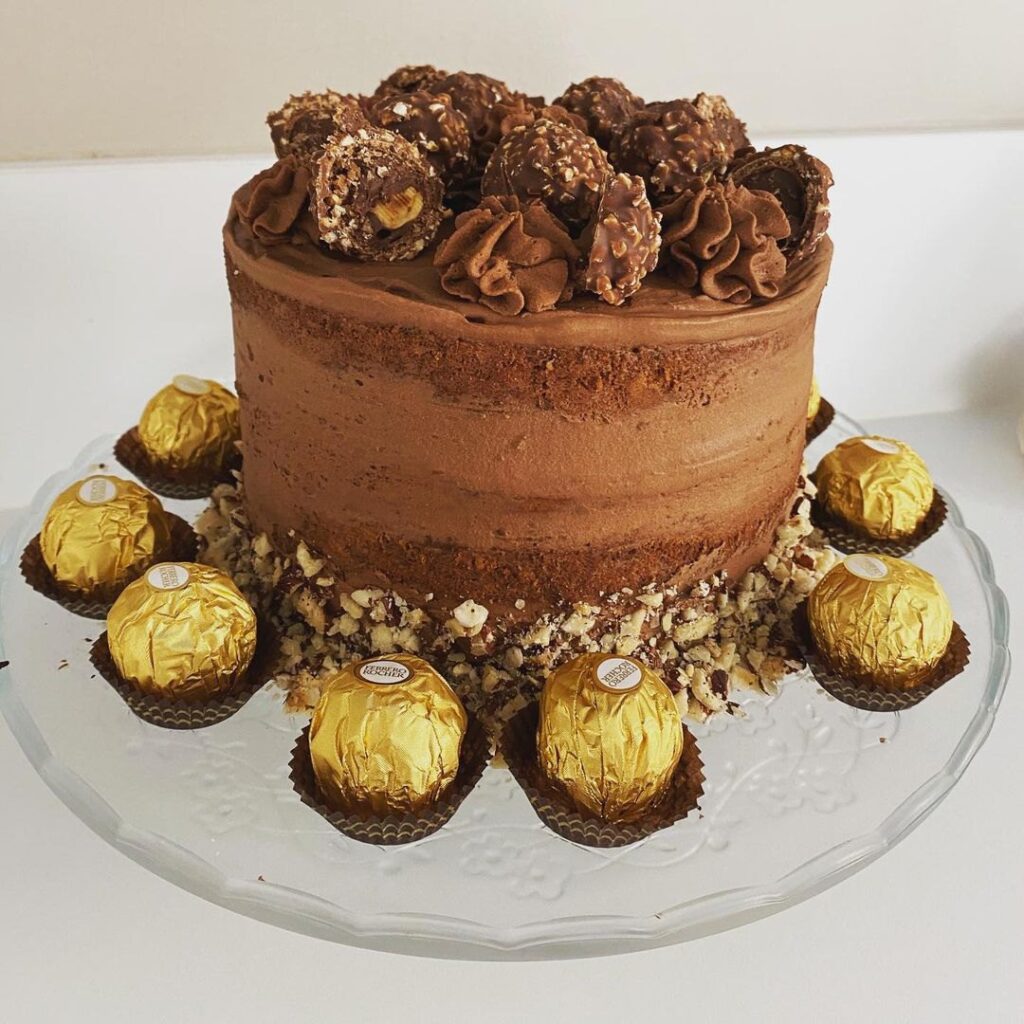 Gâteau ferrero rocher