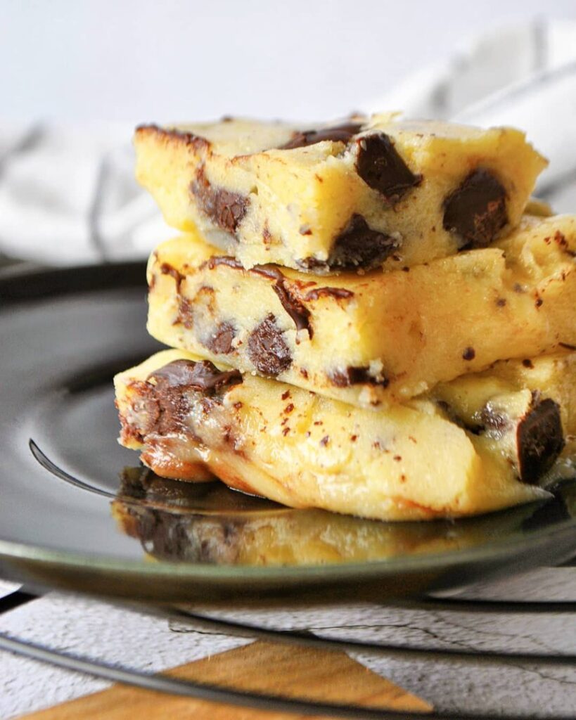 Blondie au chocolat blanc façon cookie dough