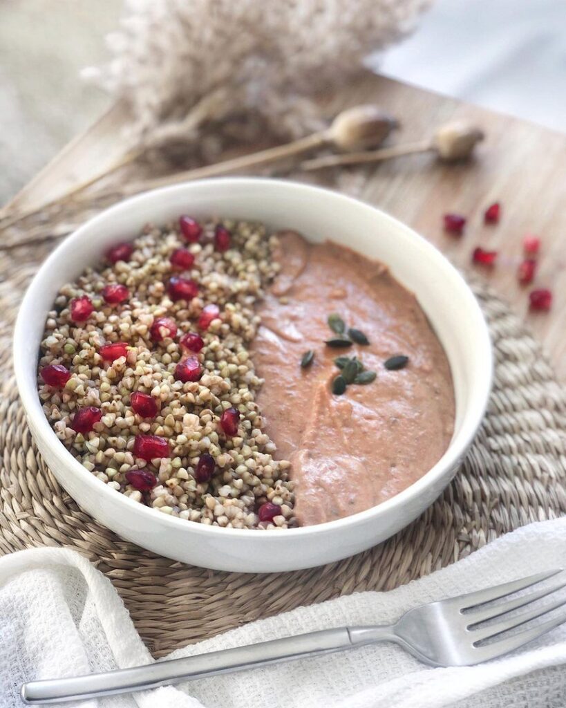 Houmous de haricots rouges et sarrasin