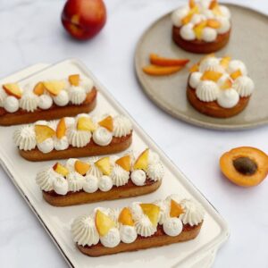 Tartelettes aux abricots et nectarines