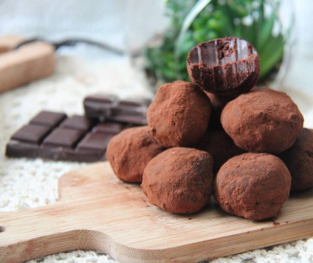 Truffes au chocolat fondantes