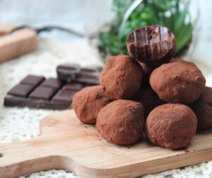 Truffes au chocolat fondantes