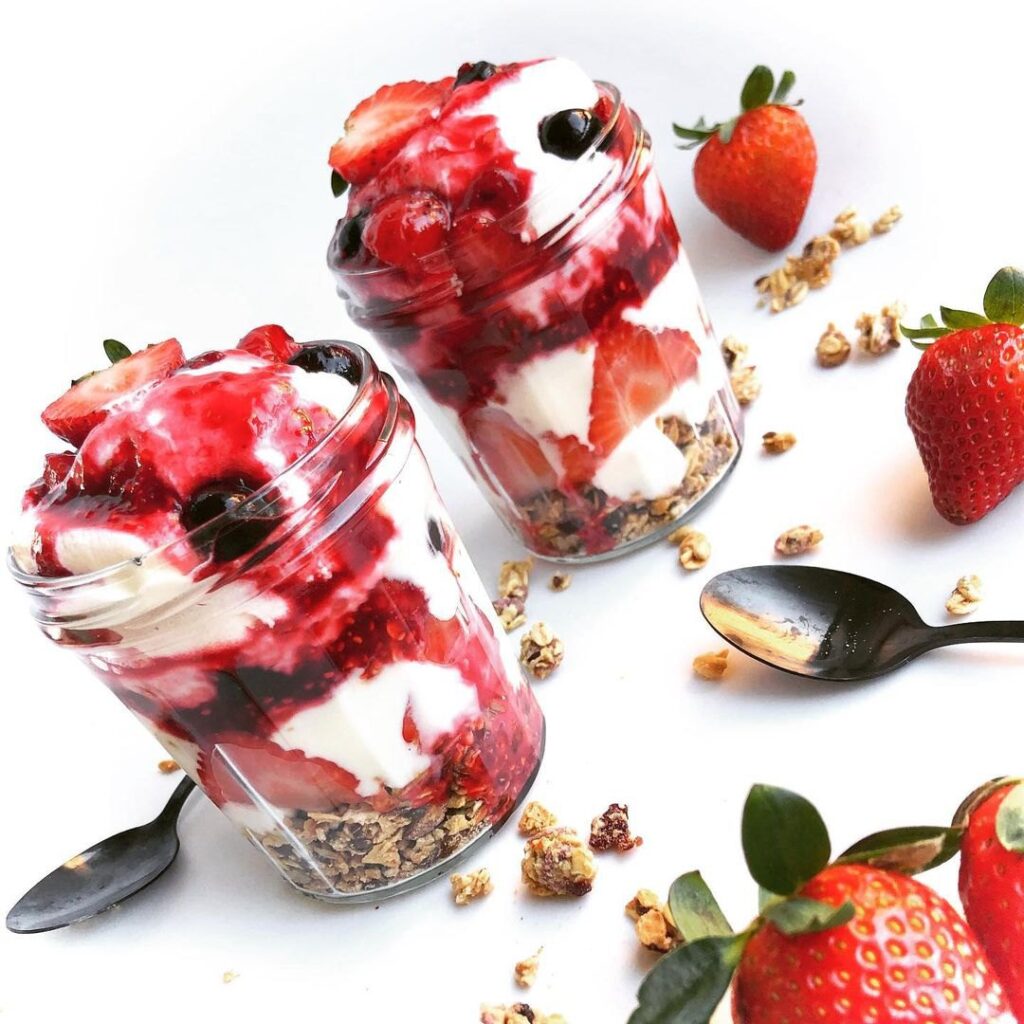 Coupe fruits rouges