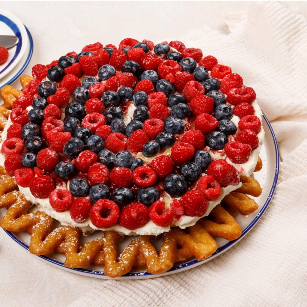 Berrylicious Funnel Cake