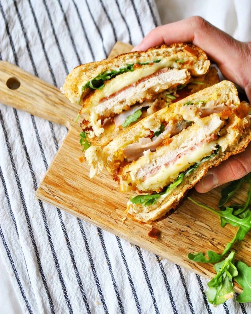 Maxi burger cordon bleu cantal