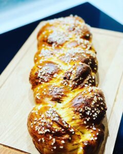 Brioche amandes perles de sucre au robot
