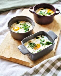 Œuf cocotte au camembert