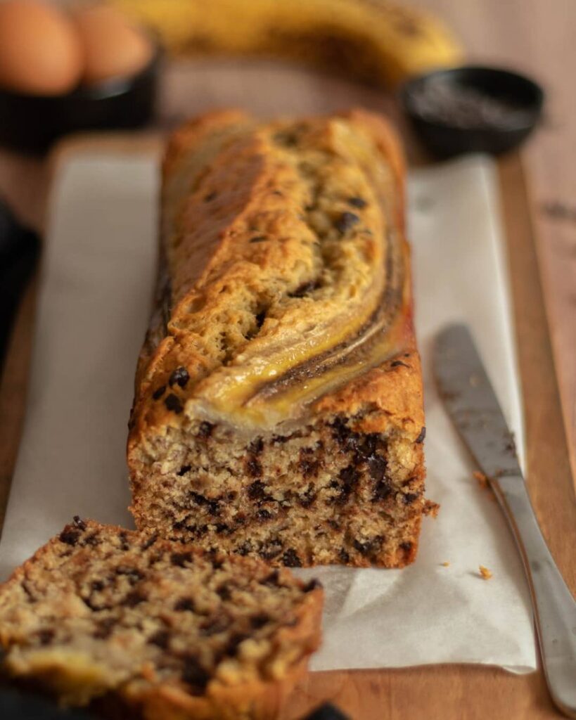 Banana bread tradi et pépites de chocolat