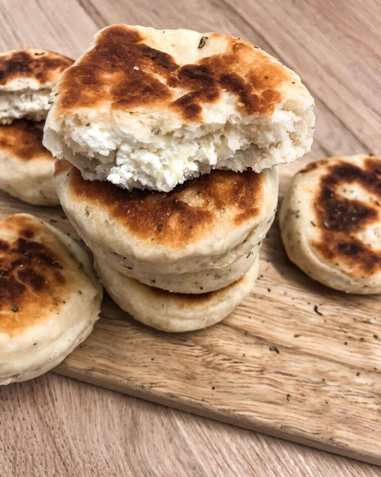 Petits pains au fromage façon naan