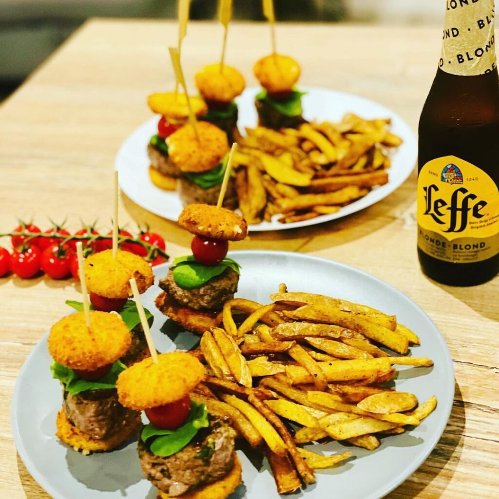 Minis burgers sans pain