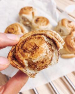 Cinnamon rolls sains