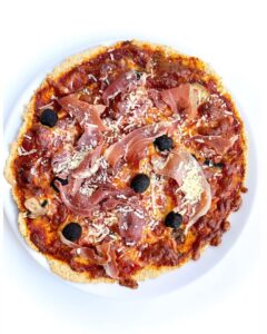 Pizza pizza express aux flocons d’avoine