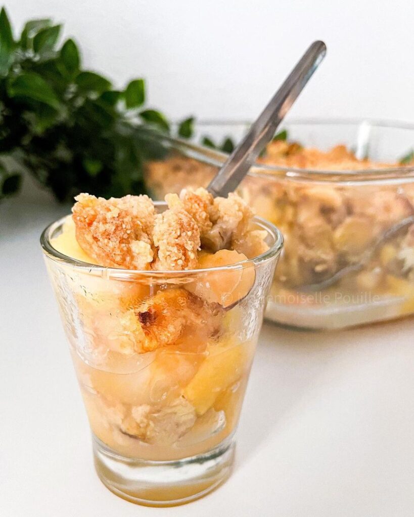 Crumble pommes bananes