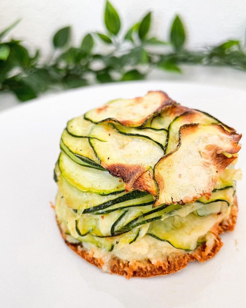 Invisible aux courgettes végétarien