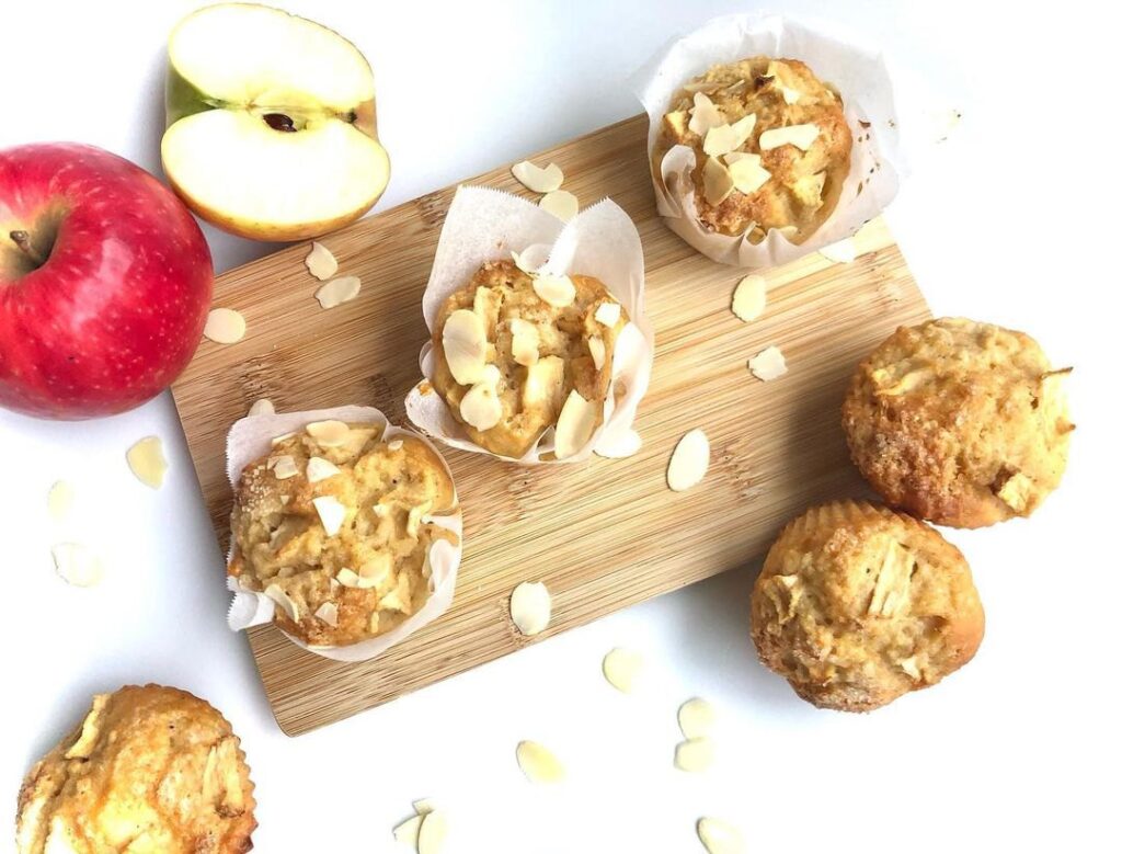 Muffins pomme et cannelle